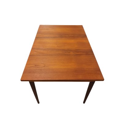 Vintage Extendable Teak Dining Table, 1960s-XID-1148465