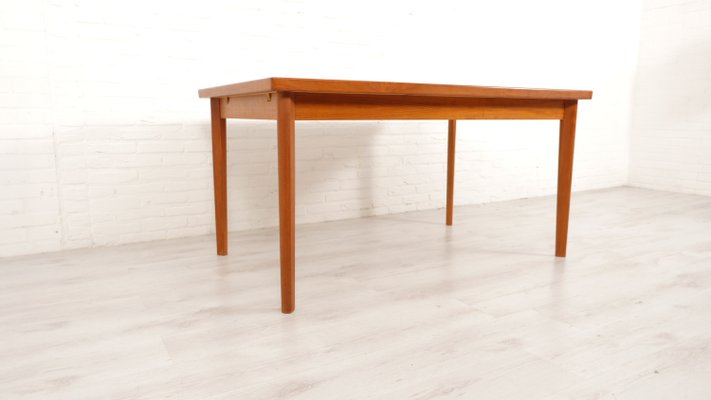 Vintage Extendable Teak Dining Table-HPM-2033928