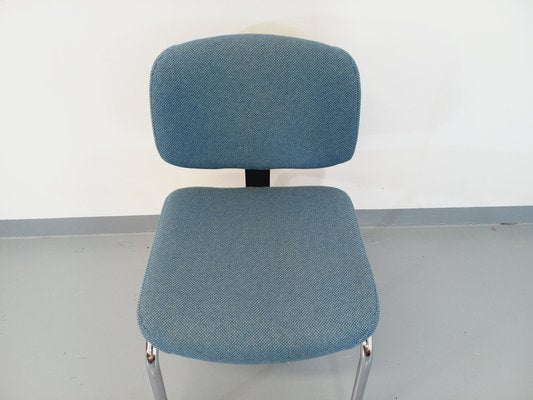 Vintage Fabric and Chrome Desk Chair, 1970s-AHO-1736950