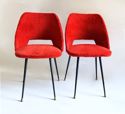 Vintage Fabric Dining Chairs, 1970s, Set of 2-WIM-811588