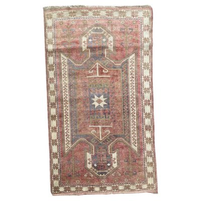 Vintage Faded Turkish Rug-YMM-1185679