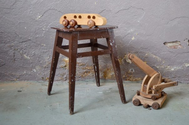 Vintage Farm Stool, 1940s-AIU-704967