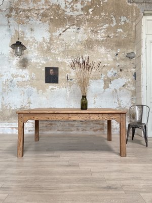 Vintage Farm Table with Straight Legs-UX-1812053