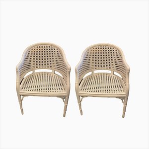 Vintage Faux Bamboo Chairs in Wood, Set of 2-TCS-1332850