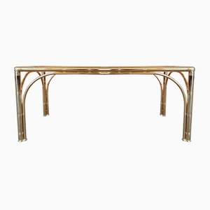 Vintage Faux Bamboo Coffee Table-GO-912637