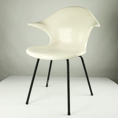 Vintage Fiberglass Shell Lounge Chair, 1970s-FUP-624470