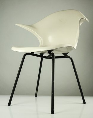 Vintage Fiberglass Shell Lounge Chair, 1970s-FUP-624470