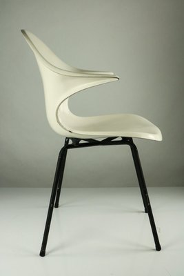 Vintage Fiberglass Shell Lounge Chair, 1970s-FUP-624470