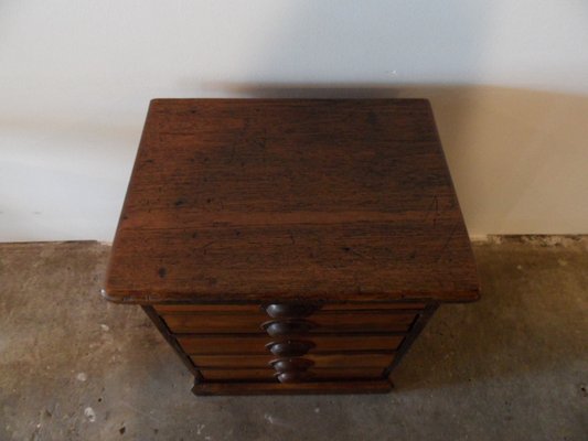 Vintage Filing Cabinet with 5 Drawers, 1950s-PNJ-1756054