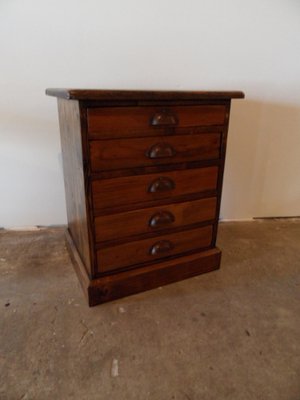 Vintage Filing Cabinet with 5 Drawers, 1950s-PNJ-1756054