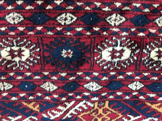 Vintage Fine Boukhara Afghan Rug-YMM-1062146