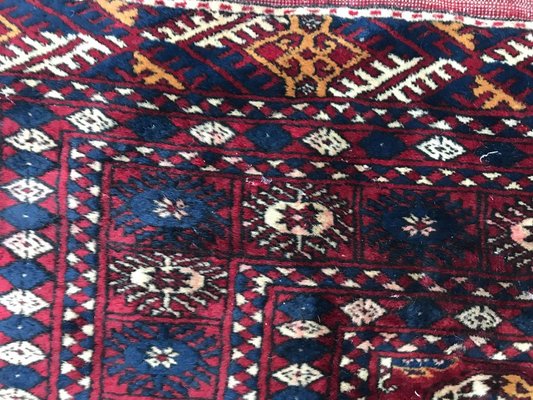 Vintage Fine Boukhara Afghan Rug-YMM-1062146