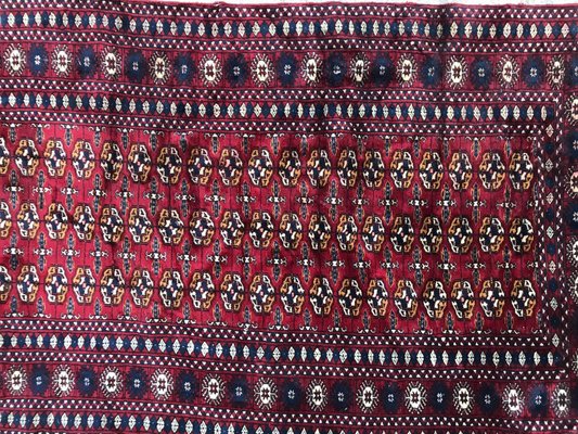 Vintage Fine Boukhara Afghan Rug-YMM-1062146