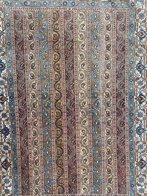 Vintage Fine Qom Rug-YMM-1318370