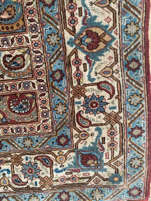 Vintage Fine Qom Rug-YMM-1318370