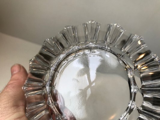 Vintage Fluted Crystal Bowl from Kosta Boda-LCR-953634