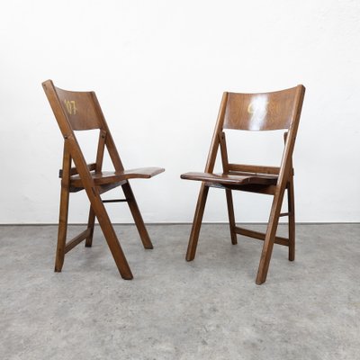 Vintage Folding Chairs from Thonet, 1930s, Set of 2-TLV-1762948