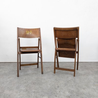 Vintage Folding Chairs from Thonet, 1930s, Set of 2-TLV-1762948