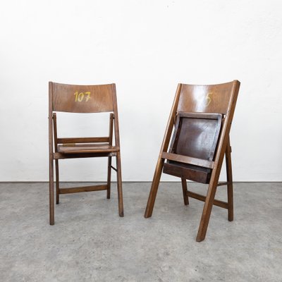 Vintage Folding Chairs from Thonet, 1930s, Set of 2-TLV-1762948