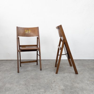 Vintage Folding Chairs from Thonet, 1930s, Set of 2-TLV-1762948