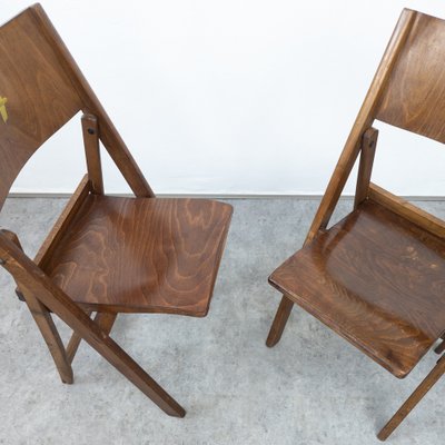 Vintage Folding Chairs from Thonet, 1930s, Set of 2-TLV-1762948