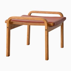 Vintage Footstool in Oak, 1960s-QWP-2035846