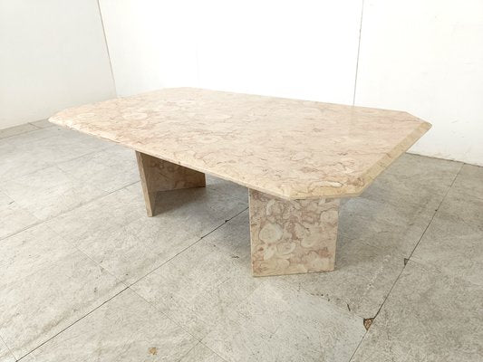 Vintage Fossil Stone Coffee Table, 1970s-IRH-1765419