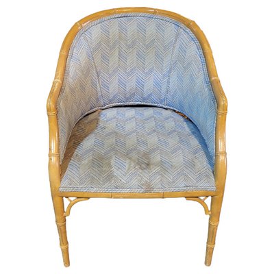 Vintage Foux Bamboo Armchairs, Set of 4-TCS-1427950