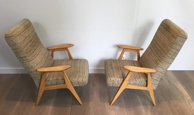 Vintage French Armchairs, 1970s, Set of 2-BA-658222