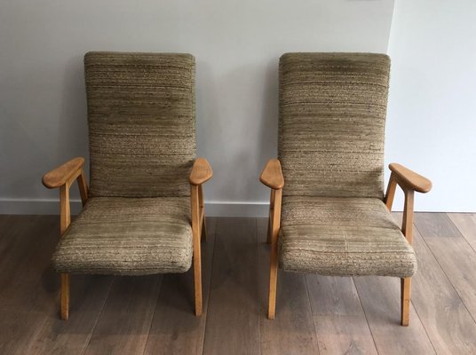 Vintage French Armchairs, 1970s, Set of 2-BA-658222