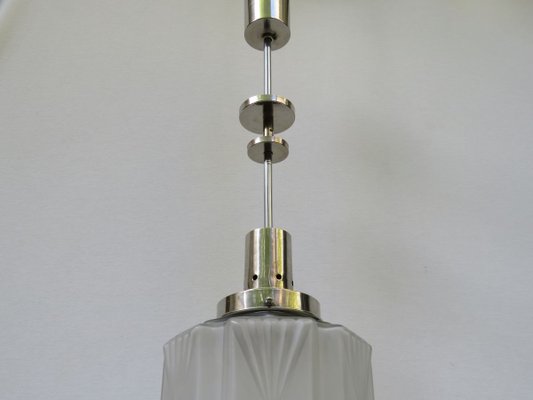 Vintage French Art Deco Skyscraper Ceiling Lamp-EY-888843