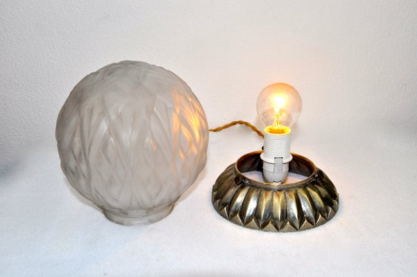 Vintage French Art Deco Table Lamp-ZDM-593595