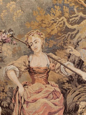 Vintage French Aubusson Jaquar Tapestry-YMM-1149928