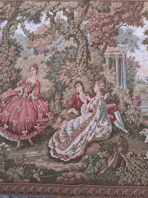 Vintage French Aubusson Style Jacquard Tapestry, 1980s-YMM-1813069