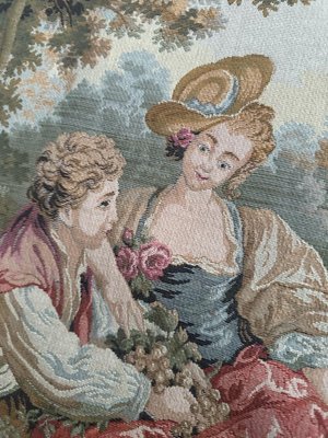 Vintage French Aubusson Style Jaquar Tapestry, 1980s-YMM-1769396