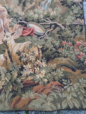 Vintage French Aubusson Style Jaquar Tapestry, 1980s-YMM-1769396