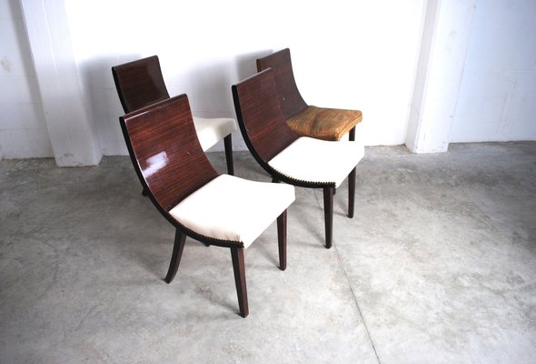 Vintage French Chairs, 1950s, Set of 6-JQO-765351