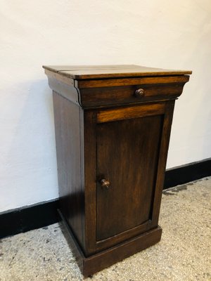 Vintage French Dark Wood Cabinet, 1920s-RZY-584946