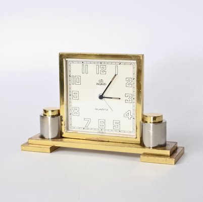 Vintage French Desk Clock from Uti Jaccard, 1980s-IXK-1453996