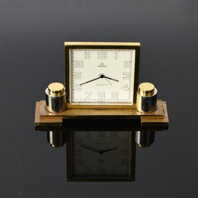 Vintage French Desk Clock from Uti Jaccard, 1980s-IXK-1453996