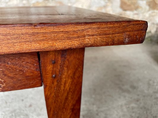 Vintage French Farmhouse Oak Coffee Table, 1950s-OJT-2022744