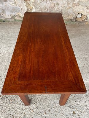 Vintage French Farmhouse Oak Coffee Table, 1950s-OJT-2022744