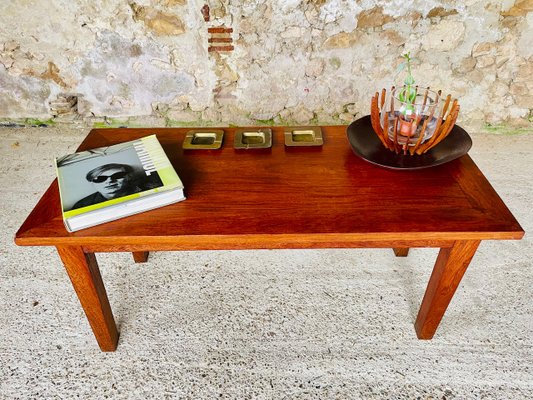 Vintage French Farmhouse Oak Coffee Table, 1950s-OJT-2022744