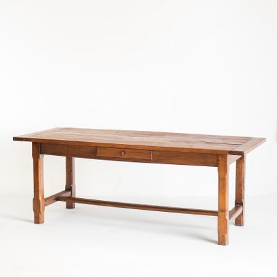 Vintage French Farmhouse Table in Oak, 1960s-ZFJ-2032128