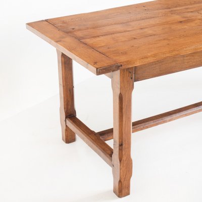 Vintage French Farmhouse Table in Oak, 1960s-ZFJ-2032128