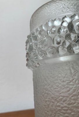 Vintage French Glass Spike Vase, 1970s-UAH-1349005