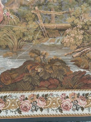 Vintage French Jacquard Tapestry, 1970s-YMM-1803432