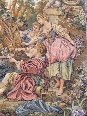 Vintage French Jacquard Tapestry-YMM-1061667