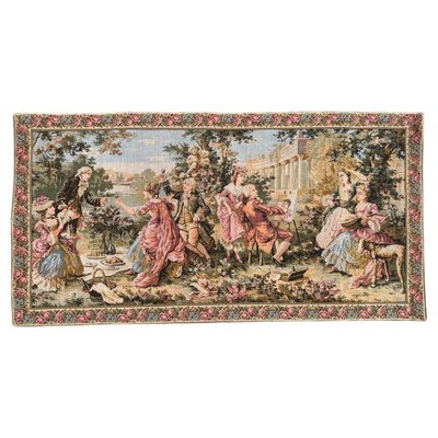 Vintage French Jacquard Tapestry Aubusson from Bobyrugs, 1980s-YMM-1775008