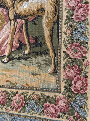 Vintage French Jacquard Tapestry Aubusson from Bobyrugs, 1980s-YMM-1775008